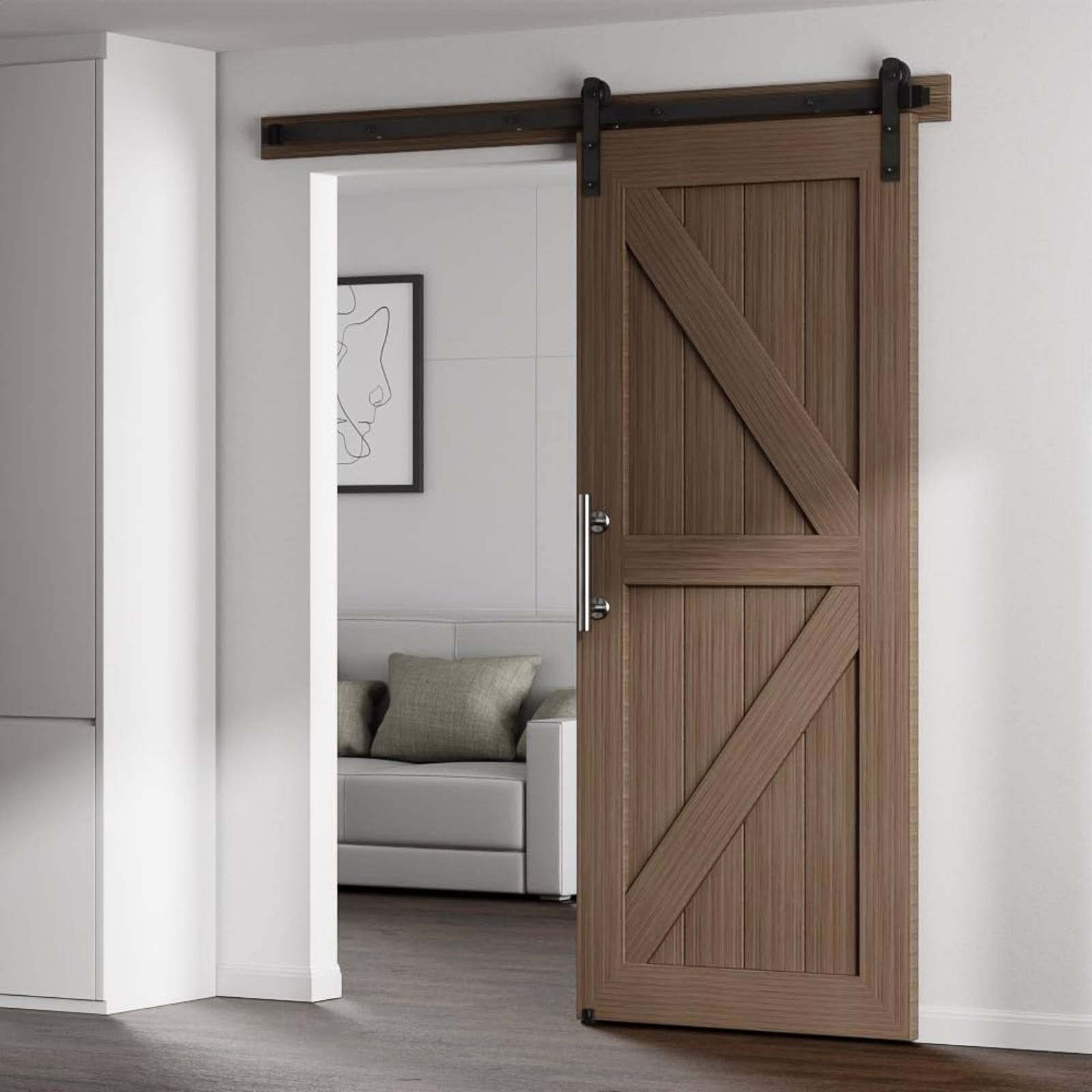 Interior Design Modern - Barn Door Handle Modern Design Glass