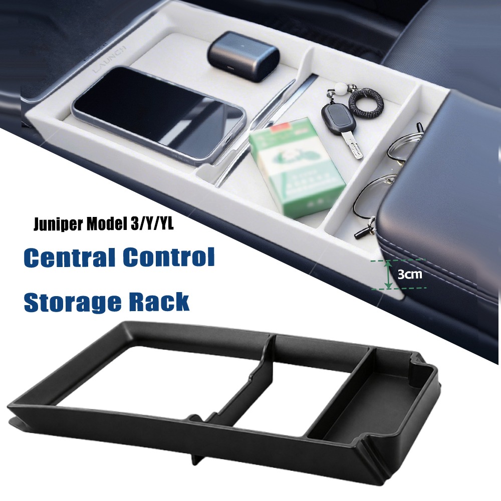 Interior Design Mockup - Anti Slip Center Console Storage Tray