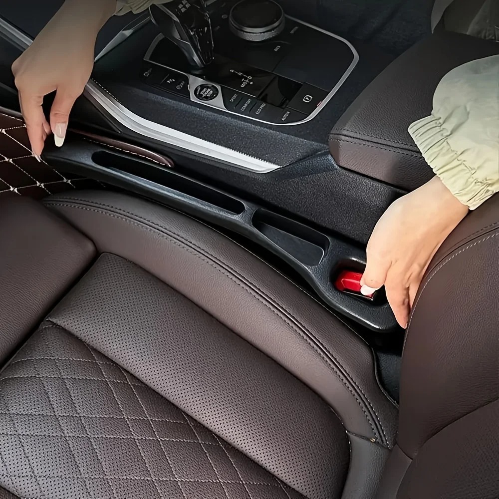 Interior Design Mockup - 2Pcs Car Seat Gap Filler Organizer,