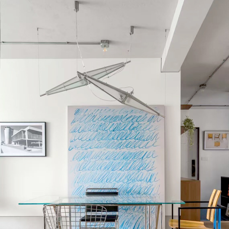 LED Glass Chandelier Minimalis - Interior Design Minimalist review and price