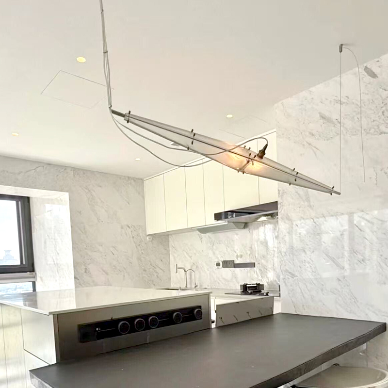 LED Glass Chandelier Minimalis - Interior Design Minimalist review and price