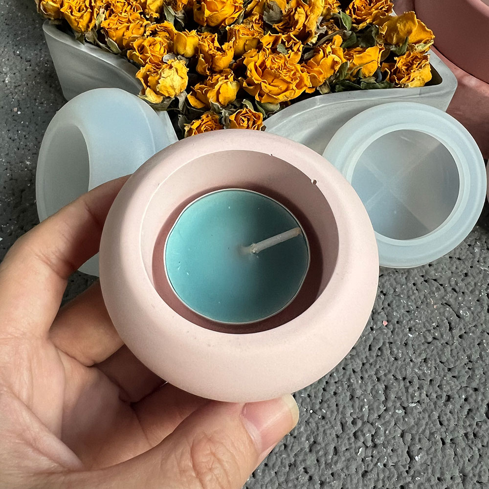 Round Storage Box Silicone Mol - Ceramic Candle Vessel review and price