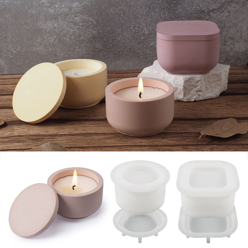 Round Storage Box Silicone Mol - Ceramic Candle Vessel review and price