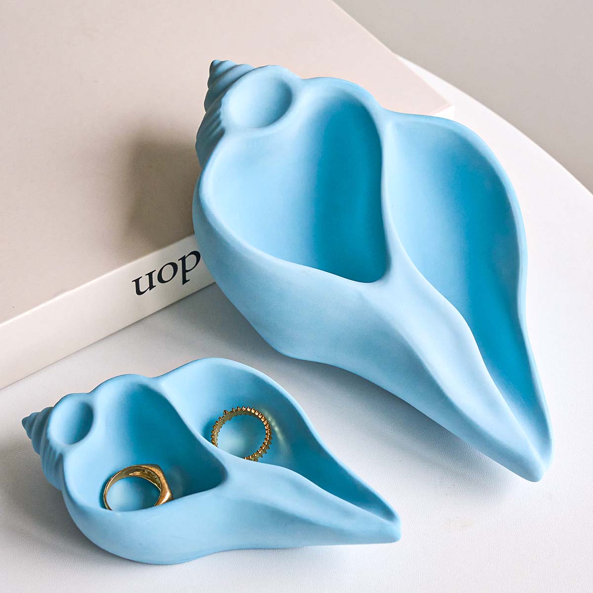 Ocean Conch Shell Candle Cup S - Ceramic Candle Vessel review and price