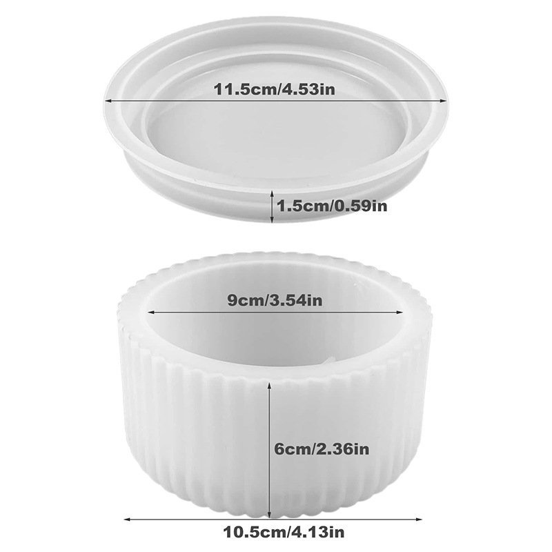 DIY Striped Storage Box Silico - Ceramic Candle Vessel review and price