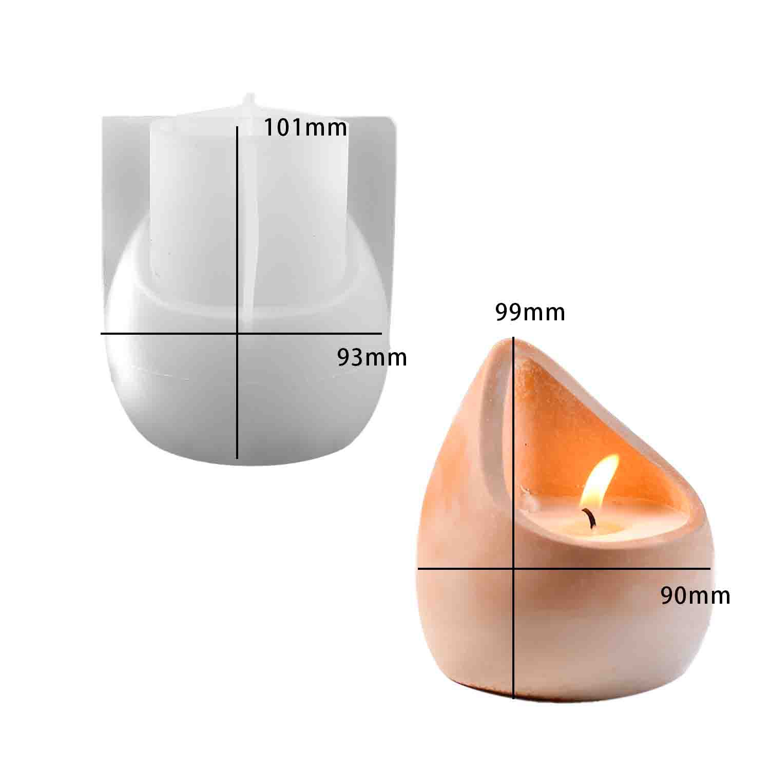 DIY epoxy resin mold water dro - Ceramic Candle Vessel review and price