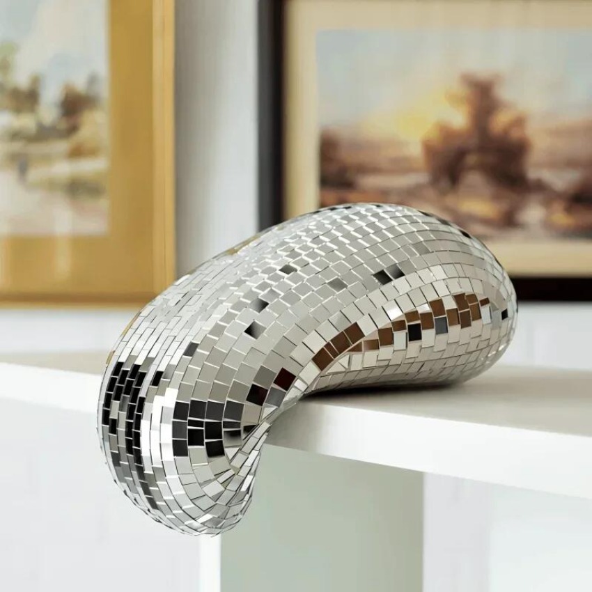 Reflective Melting Disco Ball  - Interior Design Minimalist review and price
