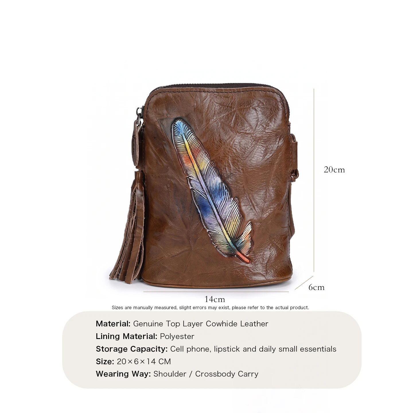 Women Mini Genuine Cowhide Cro - Interior Design Minimalist review and price