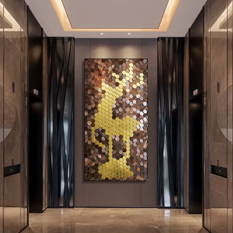 Natural Walnut 3D Wooden Wall  - Interior Design Modern review and price