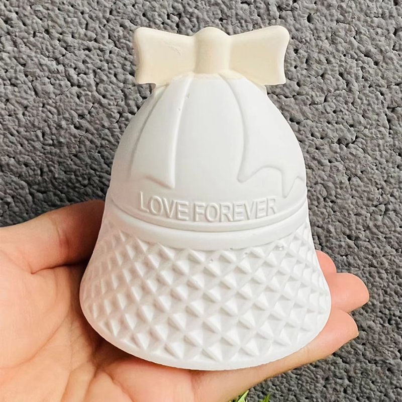 Christmas Bell Shaped Silicone - Ceramic Candle Vessel review and price