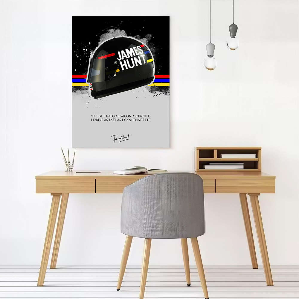 JAMES HUNT Quote Printed Canva - Interior Design Modern review and price
