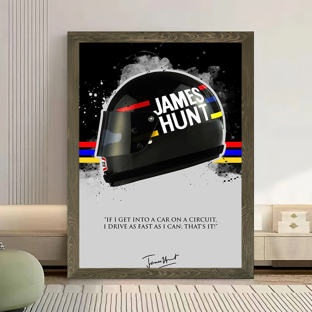 JAMES HUNT Quote Printed Canva - Interior Design Modern review and price