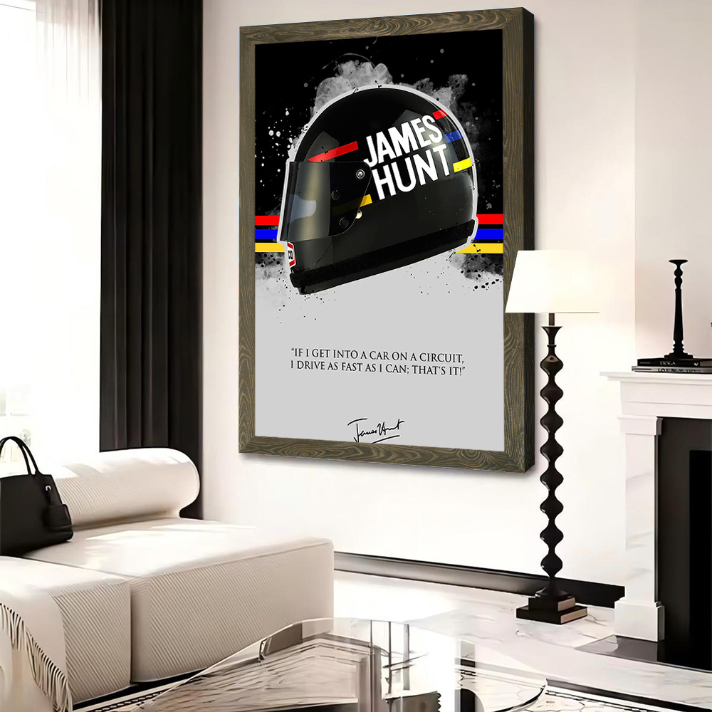 JAMES HUNT Quote Printed Canva - Interior Design Modern review and price